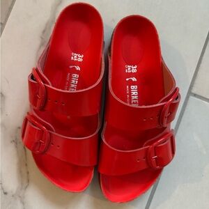 Tomato Arizona Birkenstocks